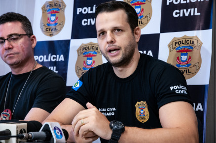 O delegado  Lus Henrique Damasceno, que conduziu as investigaes