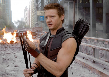 Jeremy Renner em cena de 'Vingadores'