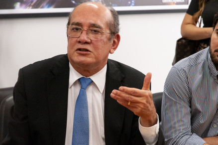 O ministro Gilmar Mendes, do Supremo Tribunal Federal,
