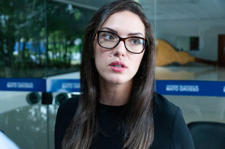 A deputada Janaina Riva, que rompeu com o correligionrio Emanuel Pinheiro