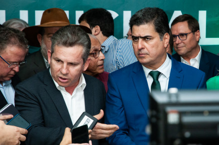 O governador Mauro Mendes e o prefeito Emanuel Pinheiro: Covid-19 na Capital