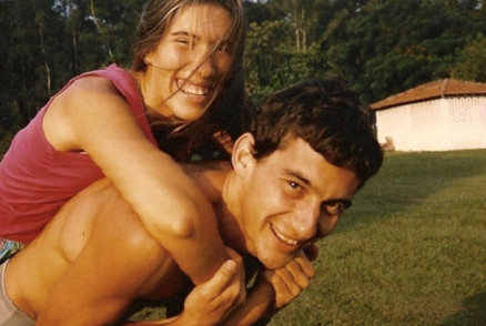 Adriane e Ayrton Senna