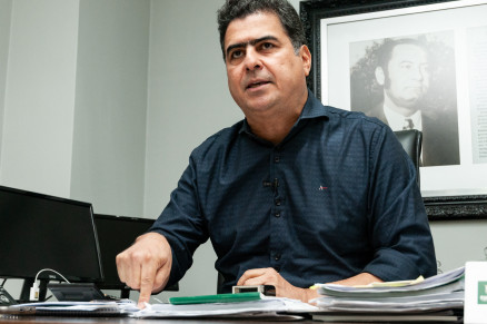 O prefeito Emanuel Pinheiro, que comemorou melhora de nota pelo Tesouro
