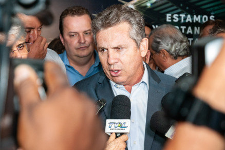 O governador Mauro Mendes, que defende mudana apenas a novos servidores