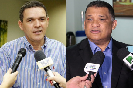 O deputado federal Juarez Costa e o secretrio de Estado Silvano Amaral