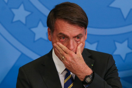 O presidente Jair Bolsonaro: isolado