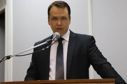 O promotor de Justia Rodrigo Fonseca, que encabea lista trplice do MPE 