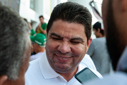 O ex-senador Cidinho Santos, que comandou festana em Cuiab
