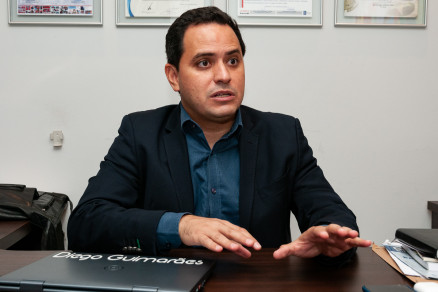 O vereador de oposio Diego Guimares, que vai apresentar lei sobre rateio do Fundeb