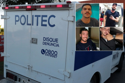 As quatro vtimas da chacina de Lucas do Rio Verde