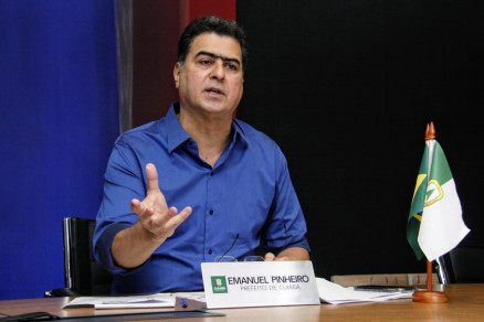 O prefeito Emanuel Pinheiro: candidato a reeleio