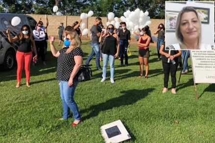 Colegas prestaram homenagem a Alessandra Brbara 