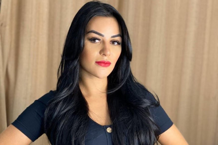 A influencer Carla Bora, que est internada em Tangar da Serra