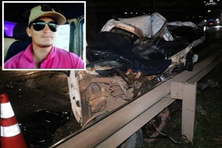 O empresrio Cristiano Antnio Jose Fell (detalhe), que morreu no acidente