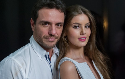 Rodrigo Lombardi e Camila Queiroz