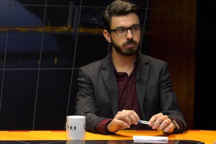 O jornalista Alexandre Apr, que foi condenado pela Justia