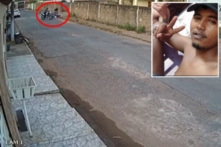 Jarley Gustavo (detalhe) foi morto a tiros em Cuiab�