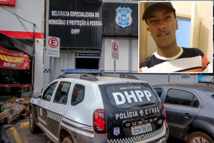 Joo Vitor Chaves (detalhe) e outros trs suspeitos morreram na troca de tiros