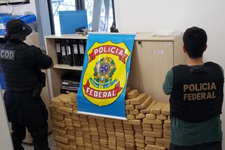Droga foi apreendida pela Pol�cia Federal em conjunto com a PM, PRF e PC