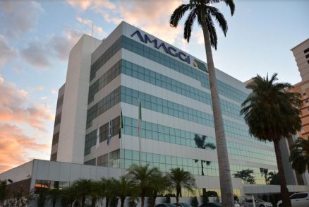 Fachada do grupo Amaggi, que fica no Centro Poltico e Administrativo de Mato Grosso