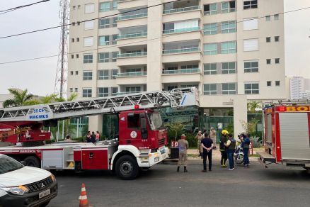 Incndio ocorreu no Edifcio Splendore, no Bairro Jardim Aclimao