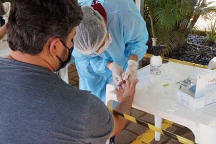781 participantes no tiveram contato com o novo coronavrus