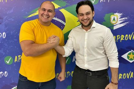 Ab�lio Junior e Felipe Wellaton: candidatos a prefeito e vice em Cuiab�