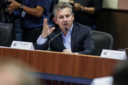O governador Mauro Mendes, que promete obras em todo Estado