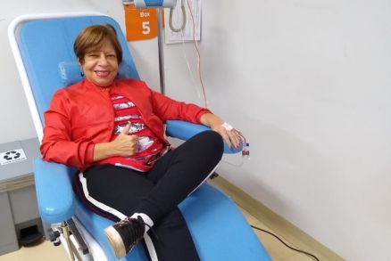Isa Ramos foi diagnosticada com cncer de mama em outubro do ano passado