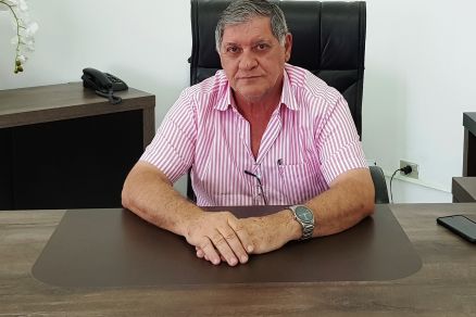 O produtor agropecurio Moacie Giacomelli, que tenta reeleio em Vera
