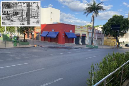 A esquina onde o Bar do Bugre esteve instalado durante quase cinco d�cadas, at� fechar as portas em 1970