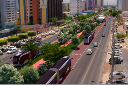 Projeto prev instalao de ciclovia nos canteiros centrais da Capital