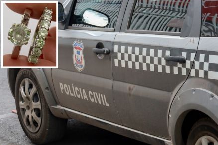 Aneis que estavam com a suspeita foram reconhecidos pela v�tima