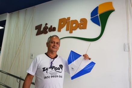 Jos Butakka, o Z da Pipa, foi pioneiro no ramo comercial das pipas em Cuiab