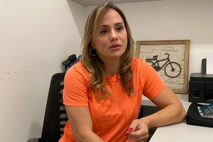 A empresria Patrcia Hellen Guimares, que pede reparao na Justia