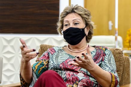 A presidente do TJMT, desembargadora Maria Helena Pvoas