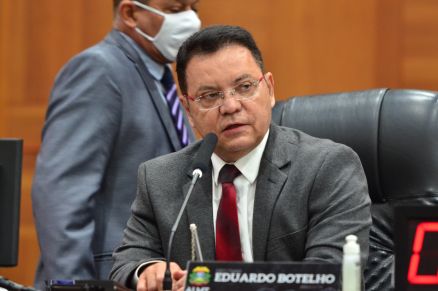 O primeiro secretrio da ALMT, deputado Eduardo Botelho