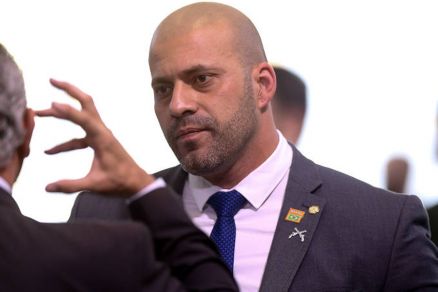 O deputado federal Daniel Silveira, cuja candidatura ao Senado foi indeferida