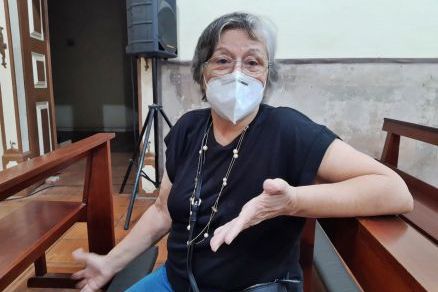 Moema Sodr Flix na Igreja Nossa Senhora da Boa Morte