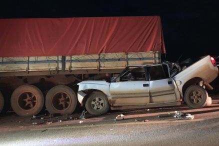 O acidente aconteceu na noite desta quinta-feira entre Sinop e Juara