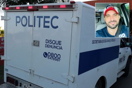 Wesley Rangel Machado (detalhe), que foi assassinado ontem