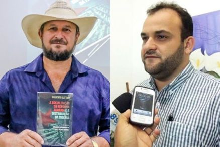 Os empresrio Gilberto Cattani e Emlio Populo, primeiro e segundo suplente, respectivamente