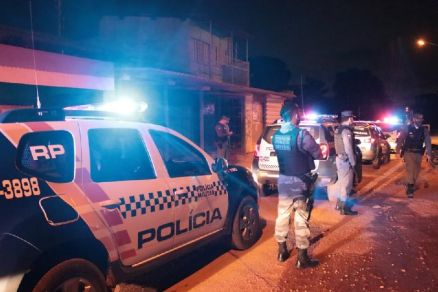 A Policia Militar realizou a priso