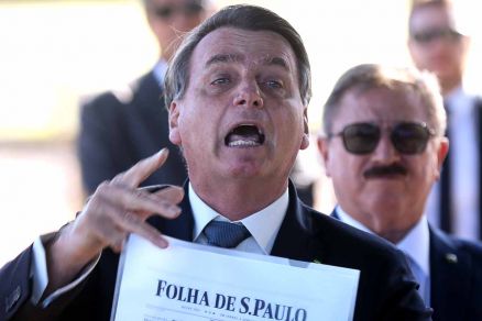 O presidente Jair Bolsonaro, que afirmou que ir usar Exrcito contra medidas restritivas da Covid-19