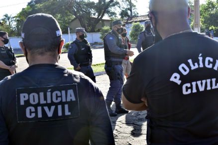A Polcia Civil  efetuou a priso do suspeito