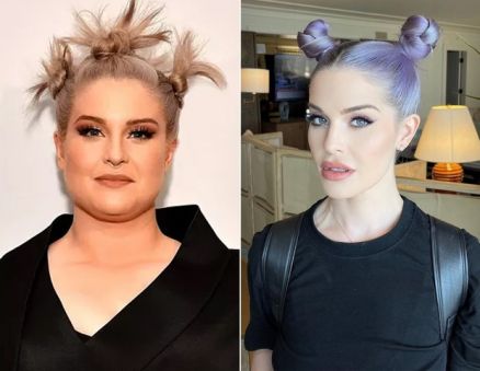 Antes e depois de Kelly Osbourne 