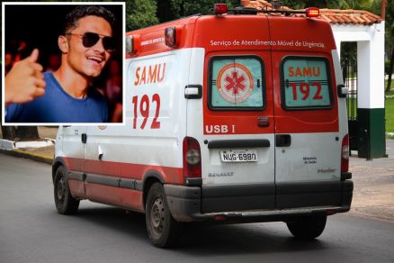 Eduardo Carvalho (no detalhe) foi socorrido pelo Samu, mas n�o resistiu