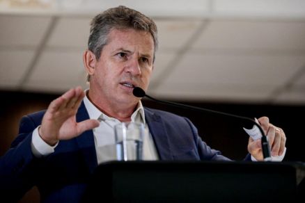 O governador Mauro Mendes: crticas  Petrobras