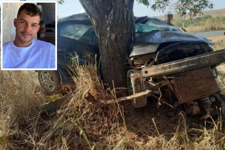 Joo Paulo Rodrigues (no detalhe) morreu logo aps a batida