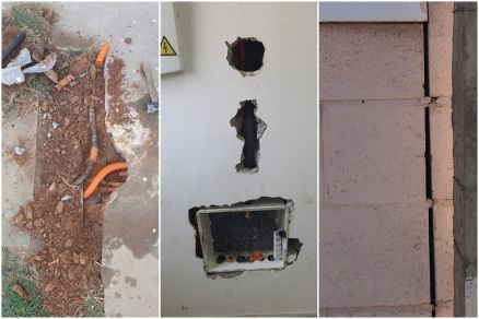 Reparos so cobertos pela construtora Rodobens, proprietria do condomnio